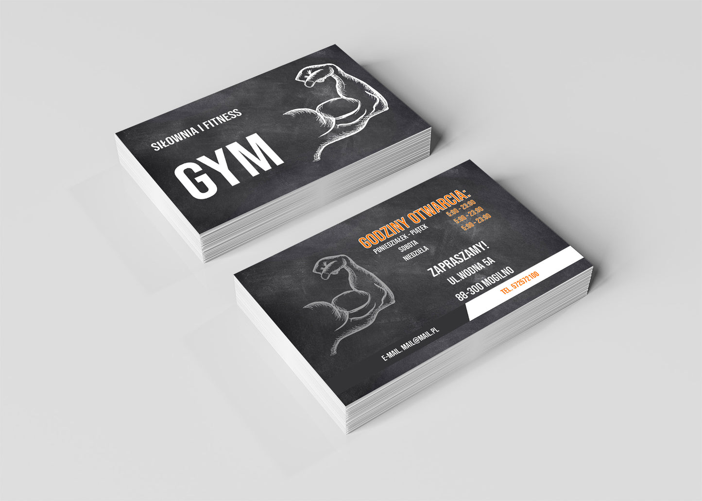 Wizytówki klasyczne dwustronne