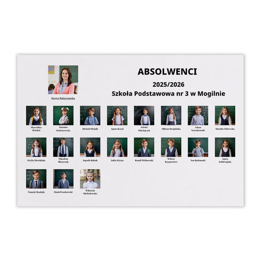 Tablo szkolne na papierze fotograficznym