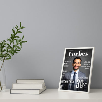 FORBES personalizowana okładka magazynu A4 + ramka GRATIS