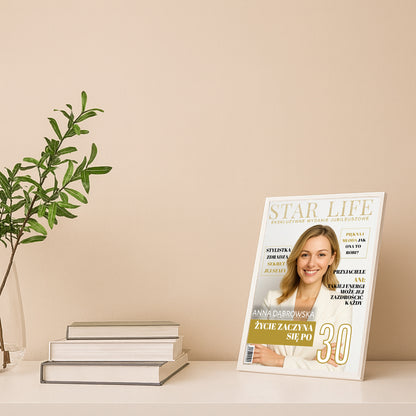 STAR LIFE personalizowana okładka magazynu A4 + ramka GRATIS