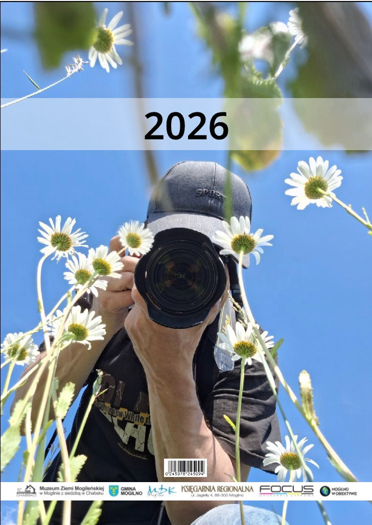 Kalendarz Mogilno w obiektywie 2026 układ pionowy