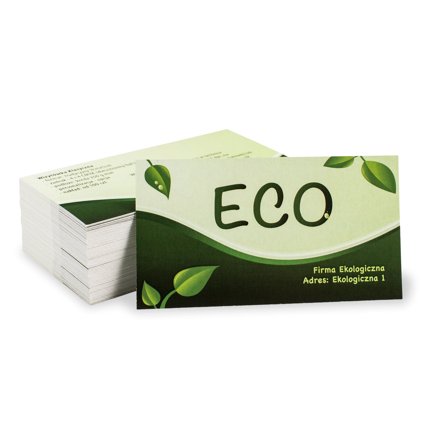 Wizytówki klasyczne dwustronne