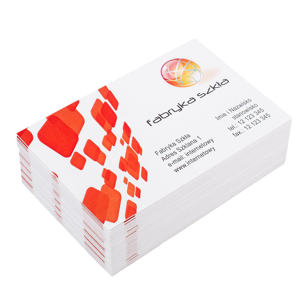 Wizytówki klasyczne dwustronne