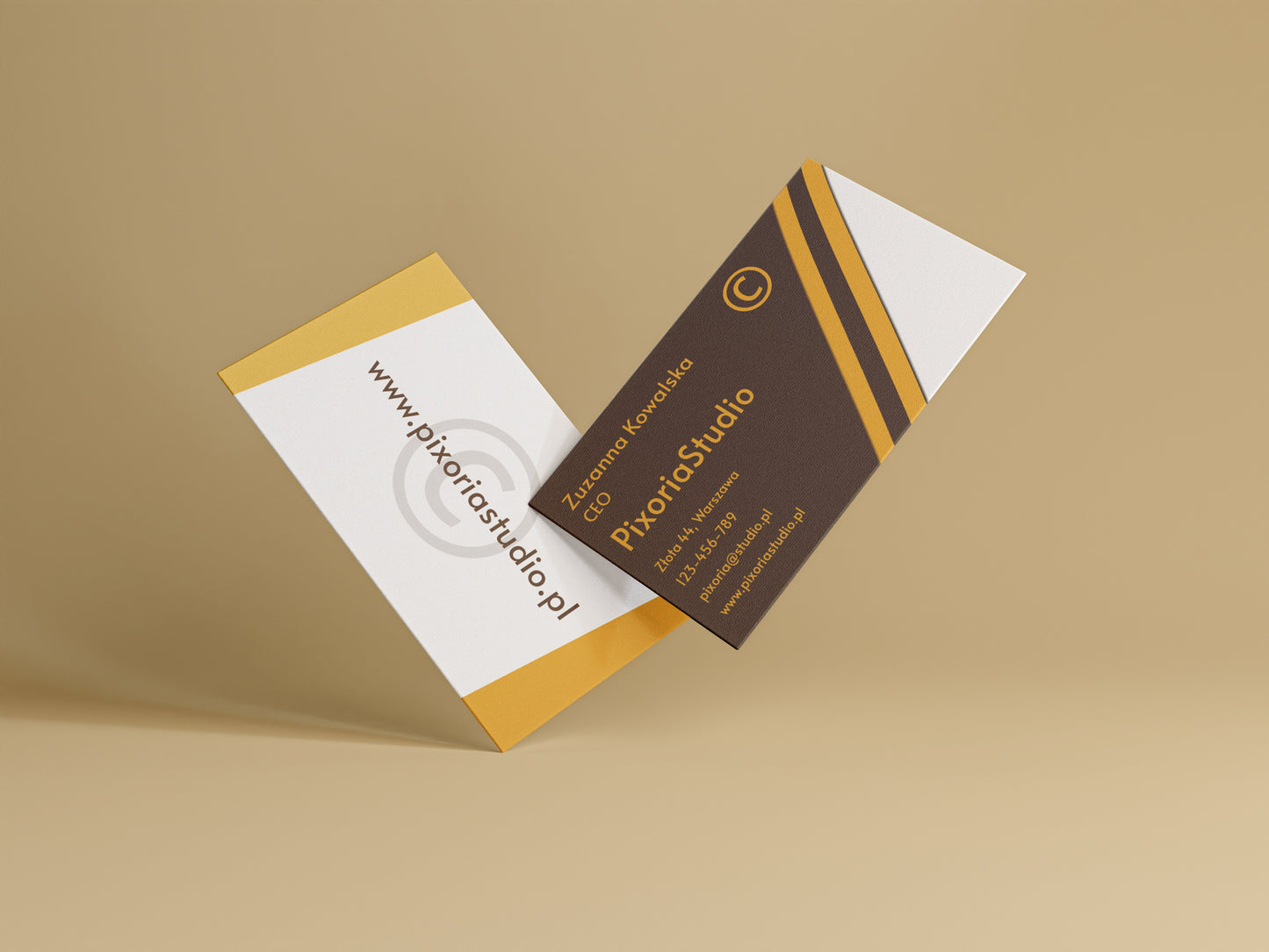 Wizytówki klasyczne dwustronne