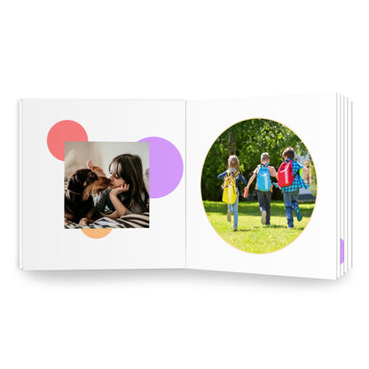 fotoalbum przygody malego odkrywcy kwadratowy