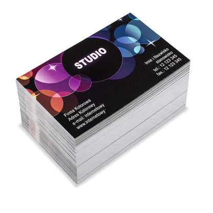 Wizytówki klasyczne dwustronne