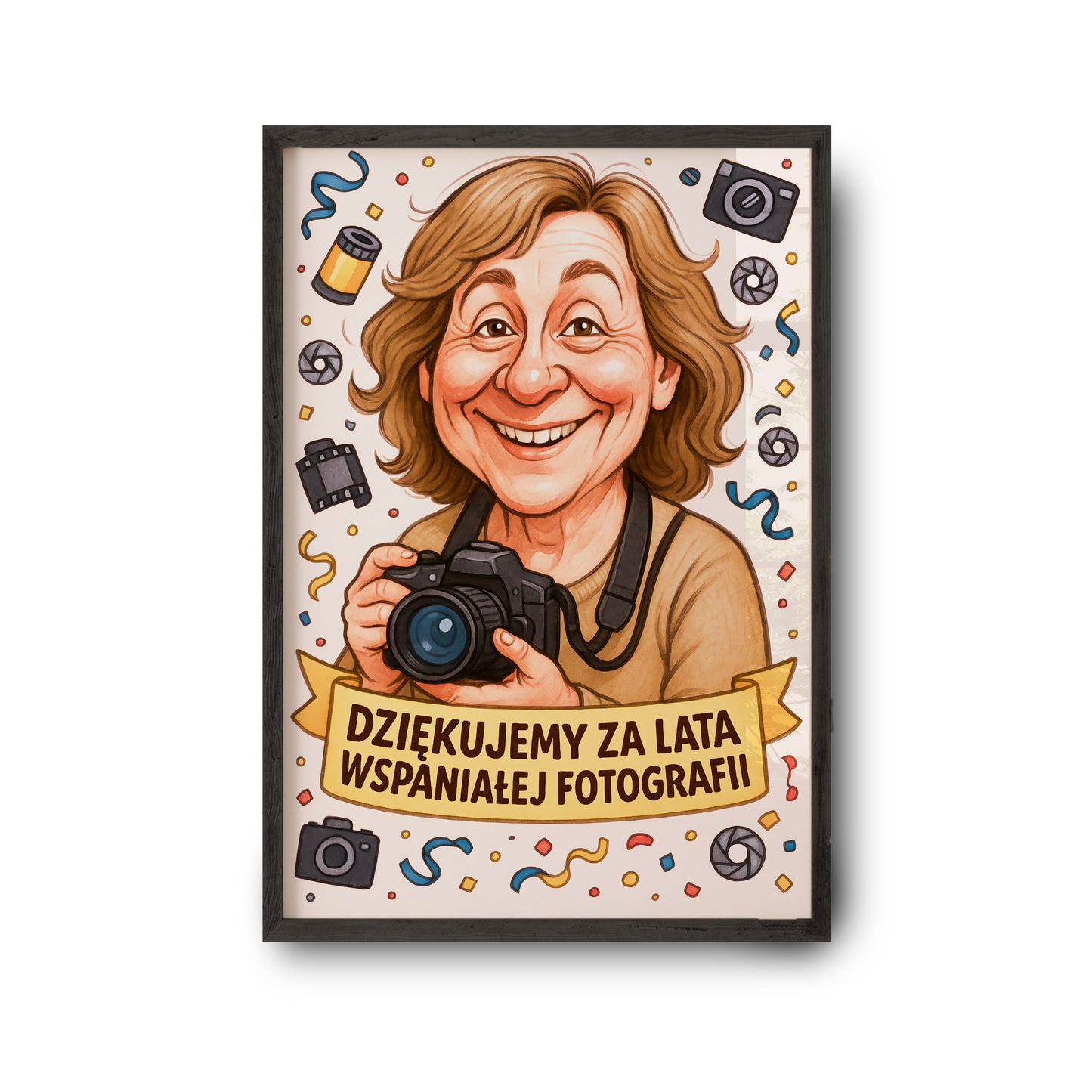 Karykatura z Twojego zdjęcia plakat A3