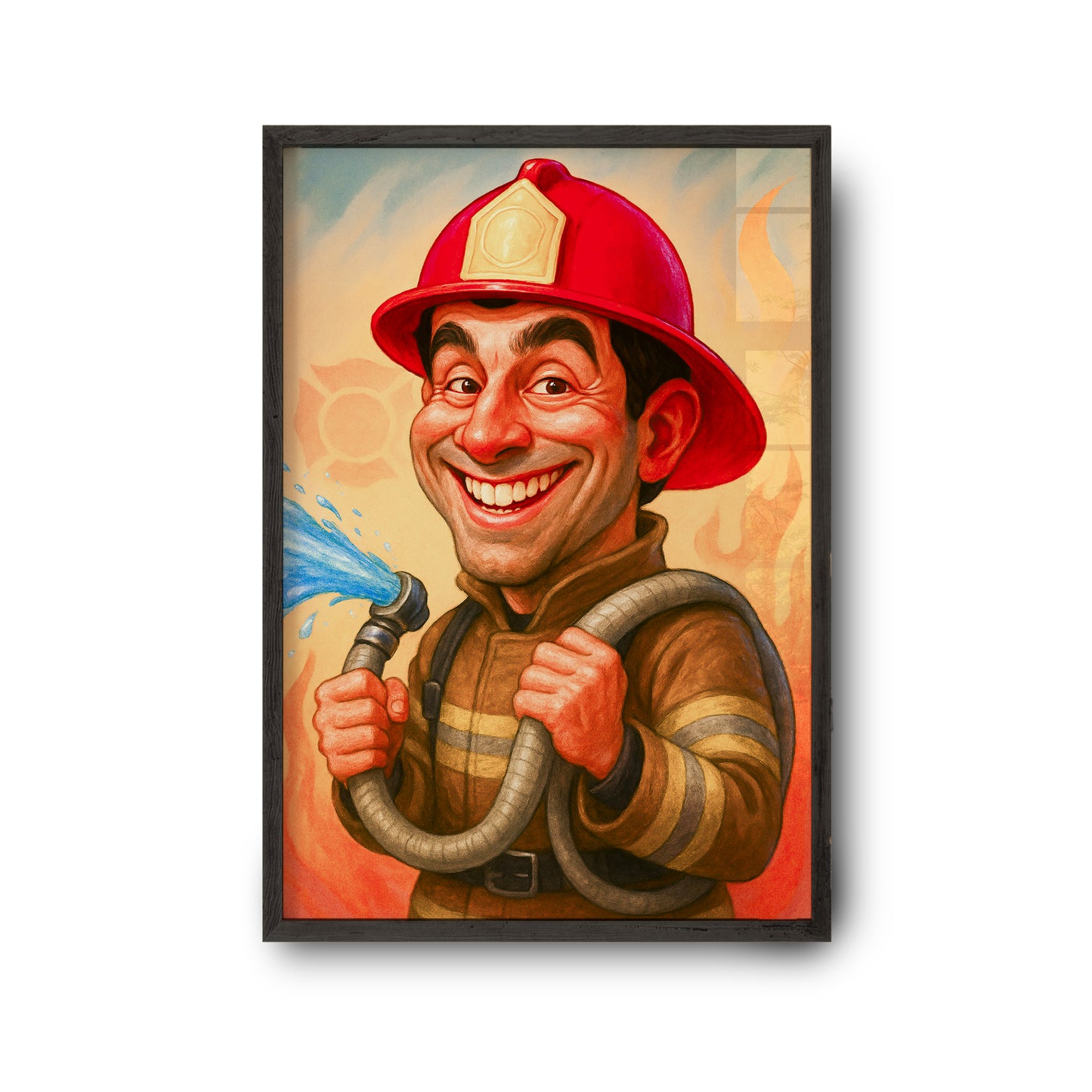 Karykatura z Twojego zdjęcia plakat A3